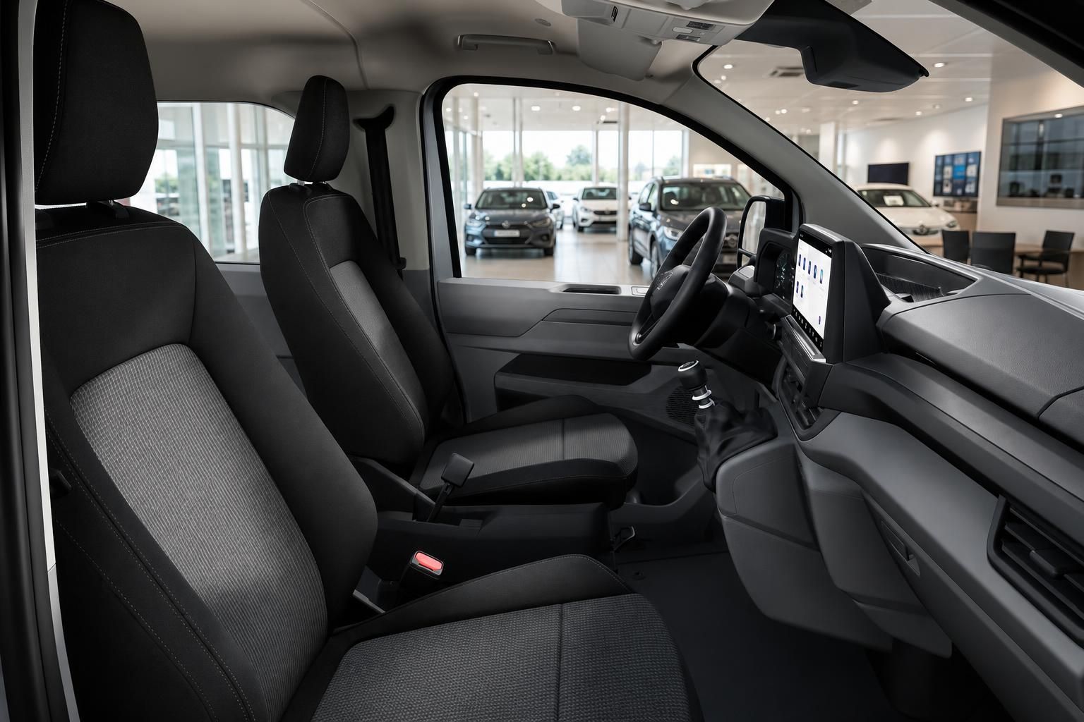 VW Transporter Cockpit: Vordersitze und Armaturenbrett im Detail