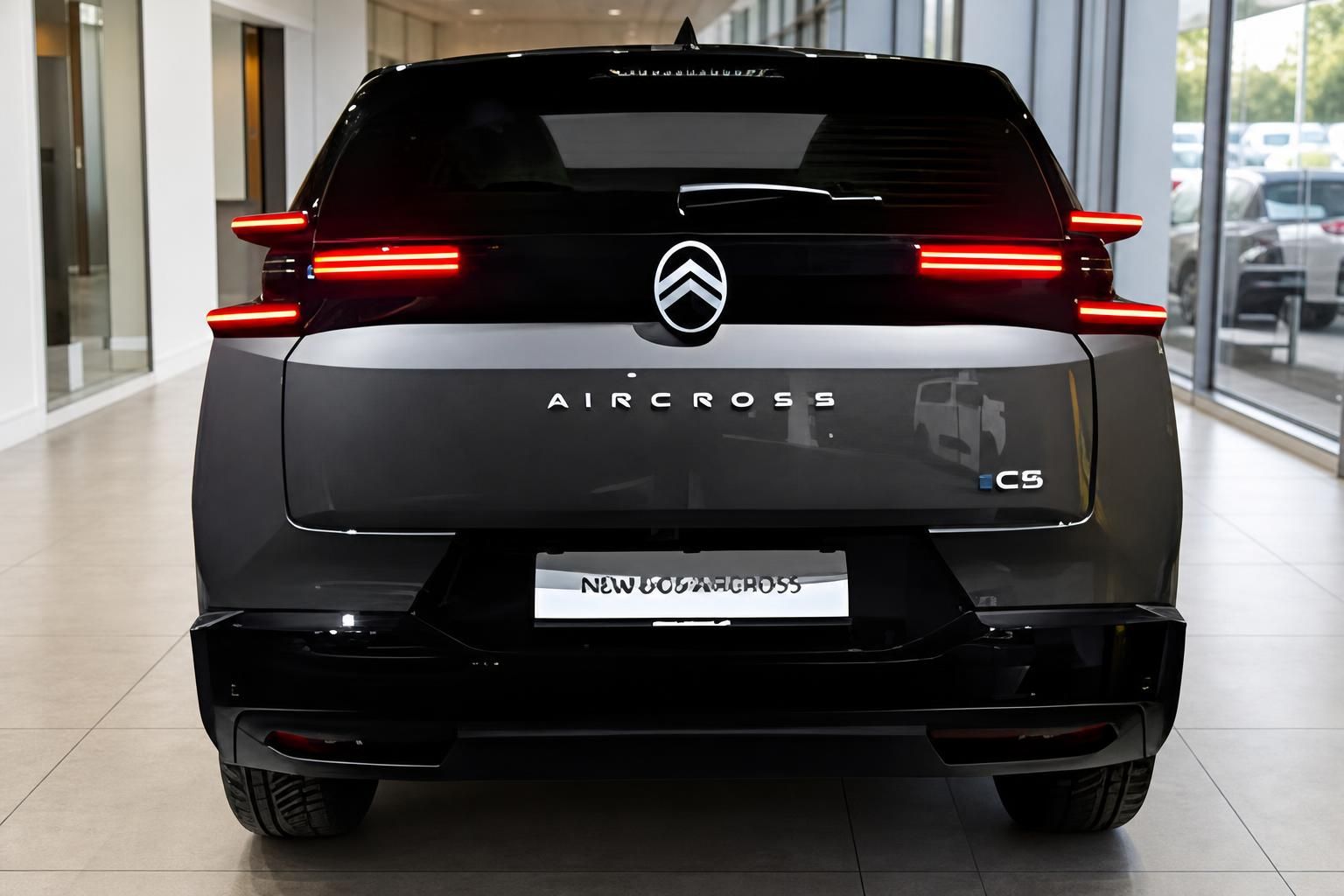 Citroen e-C5 Aircross Heckansicht mit LED-Rueckleuchten