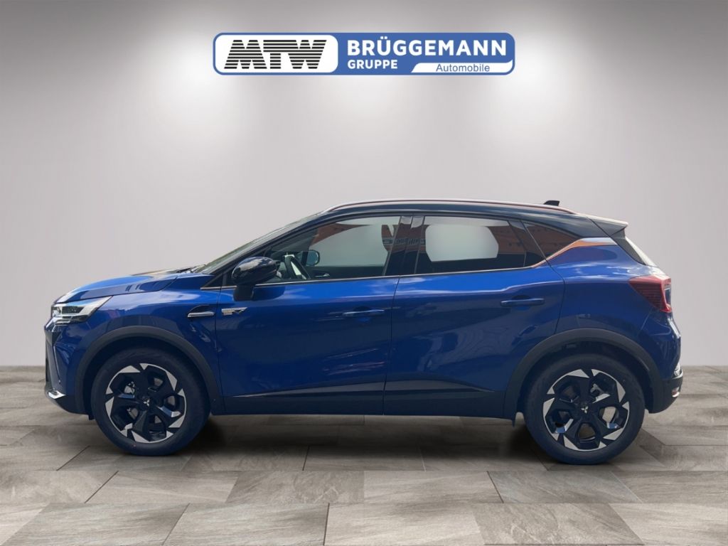 Mitsubishi SUV blau metallic Seitenansicht Studio
