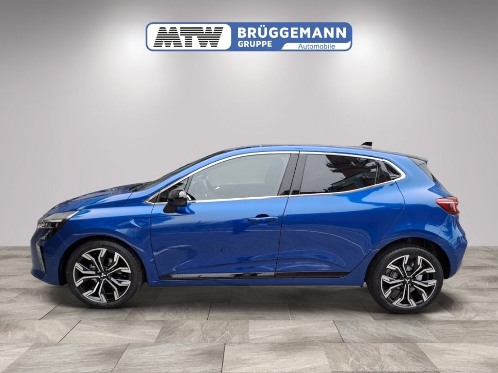 Mitsubishi Colt blau Seitenansicht Kompaktwagen mit Sportfelgen