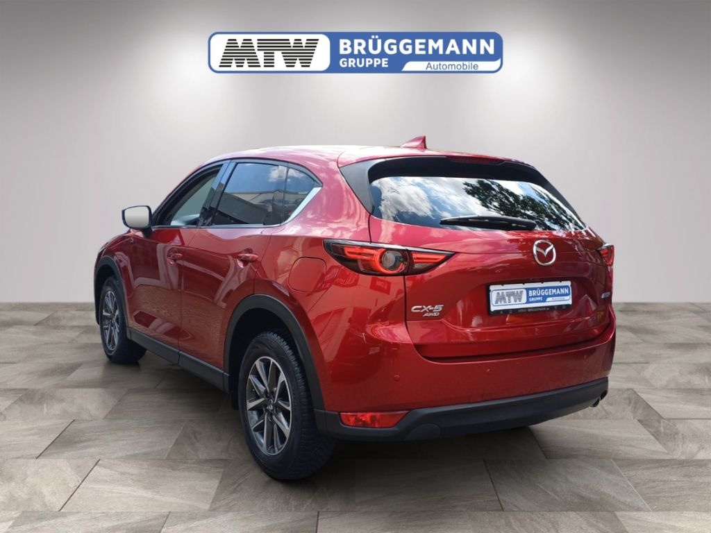 Mazda CX-5 rot Heckansicht AWD SUV