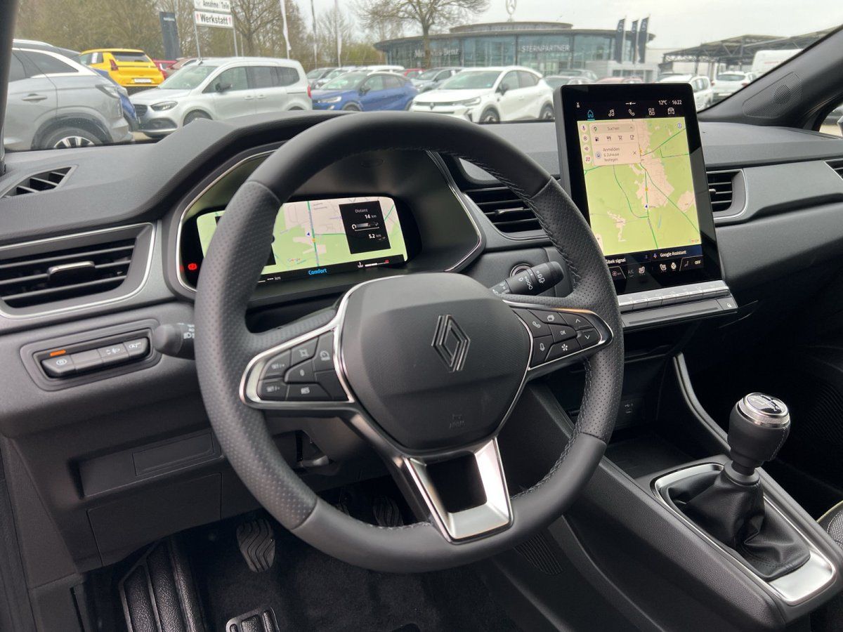 Renault Armaturenbrett mit Navigationssystem und Klimaanlage - Fahrzeug-Innenausstattung