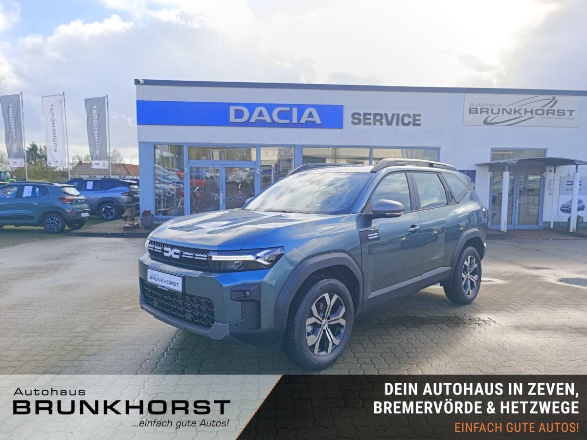 Dacia Bigster blau im Autohaus Brunkhorst Showroom – moderner SUV Frontansicht