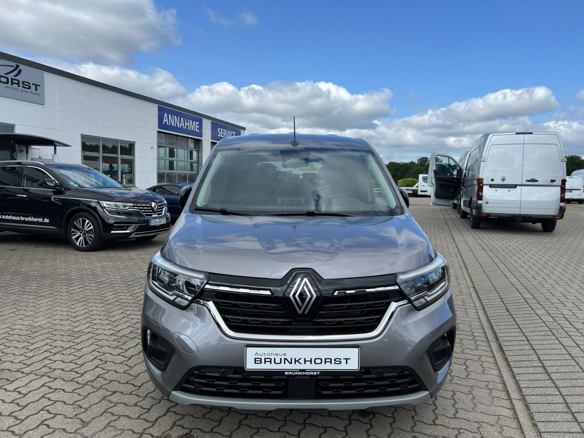 Renault Kangoo grau Frontansicht im Autohaus Brunkhorst Showroom