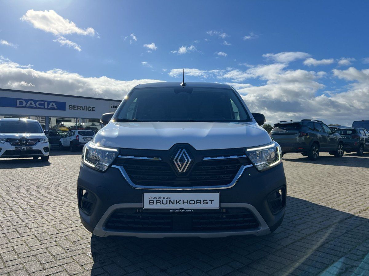 Renault Kangoo Van Frontansicht grau im Autohaus Brunkhorst Showroom