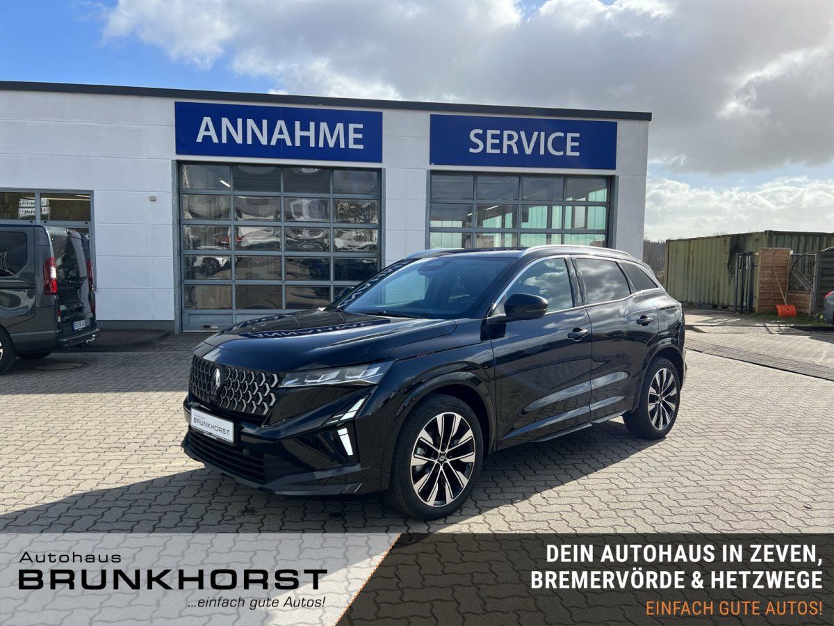 Renault Austral SUV in schwarz im Autohaus-Showroom - Frontansicht mit LED-Scheinwerfern