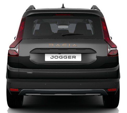 Dacia Jogger in Schwarz Heckansicht im Autohaus Showroom