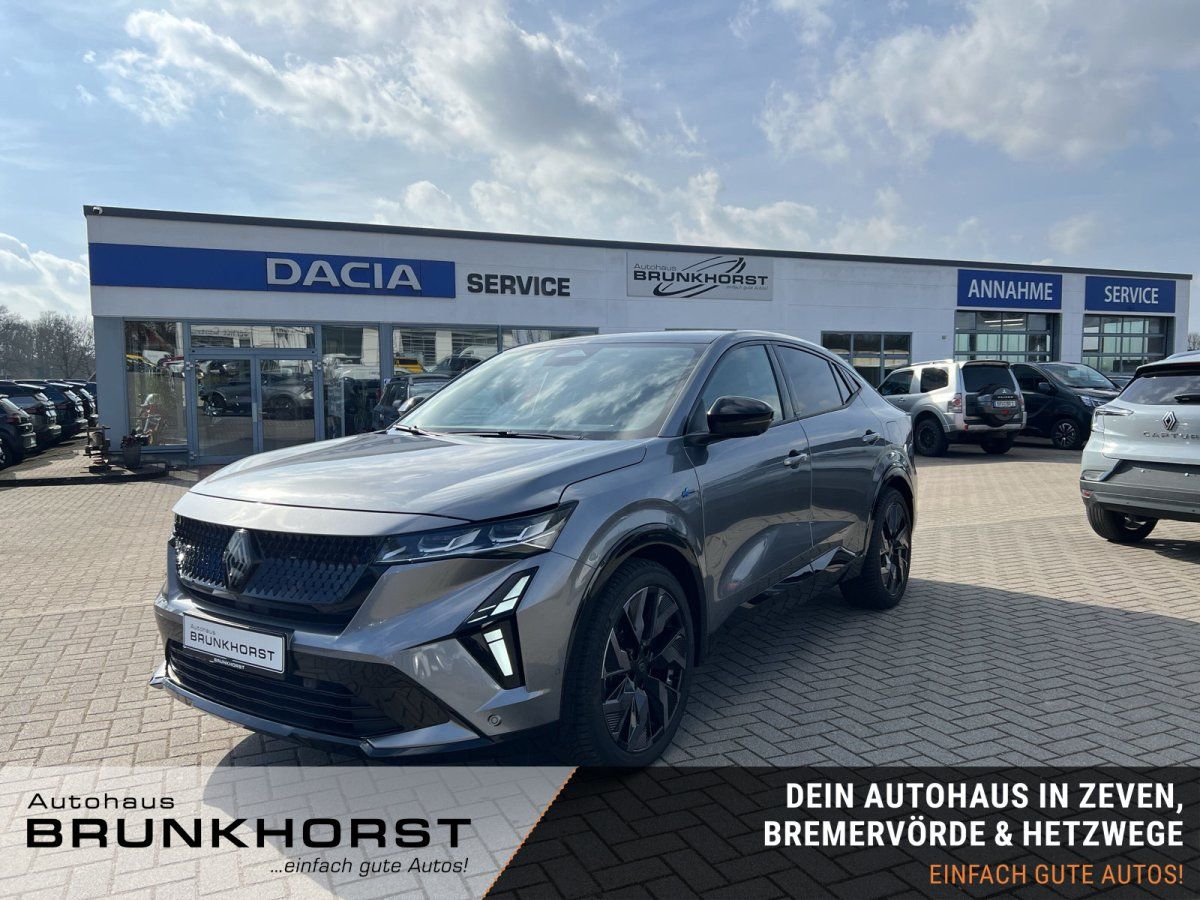 Renault Rafale grau metallic im Autohaus Brunkhorst Showroom – SUV Coupé Frontansicht