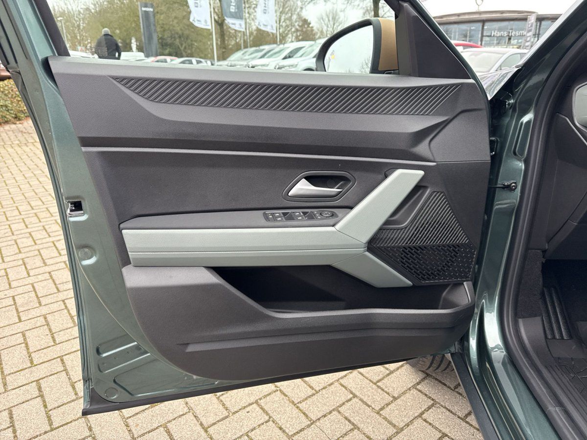 Grüner VW Tiguan Fahrerseite Türverkleidung Innenraum mit Fensterheber und Lautsprecher