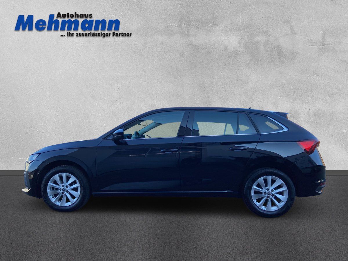 Skoda Scala schwarz Seitenansicht - Autohaus Mehmann