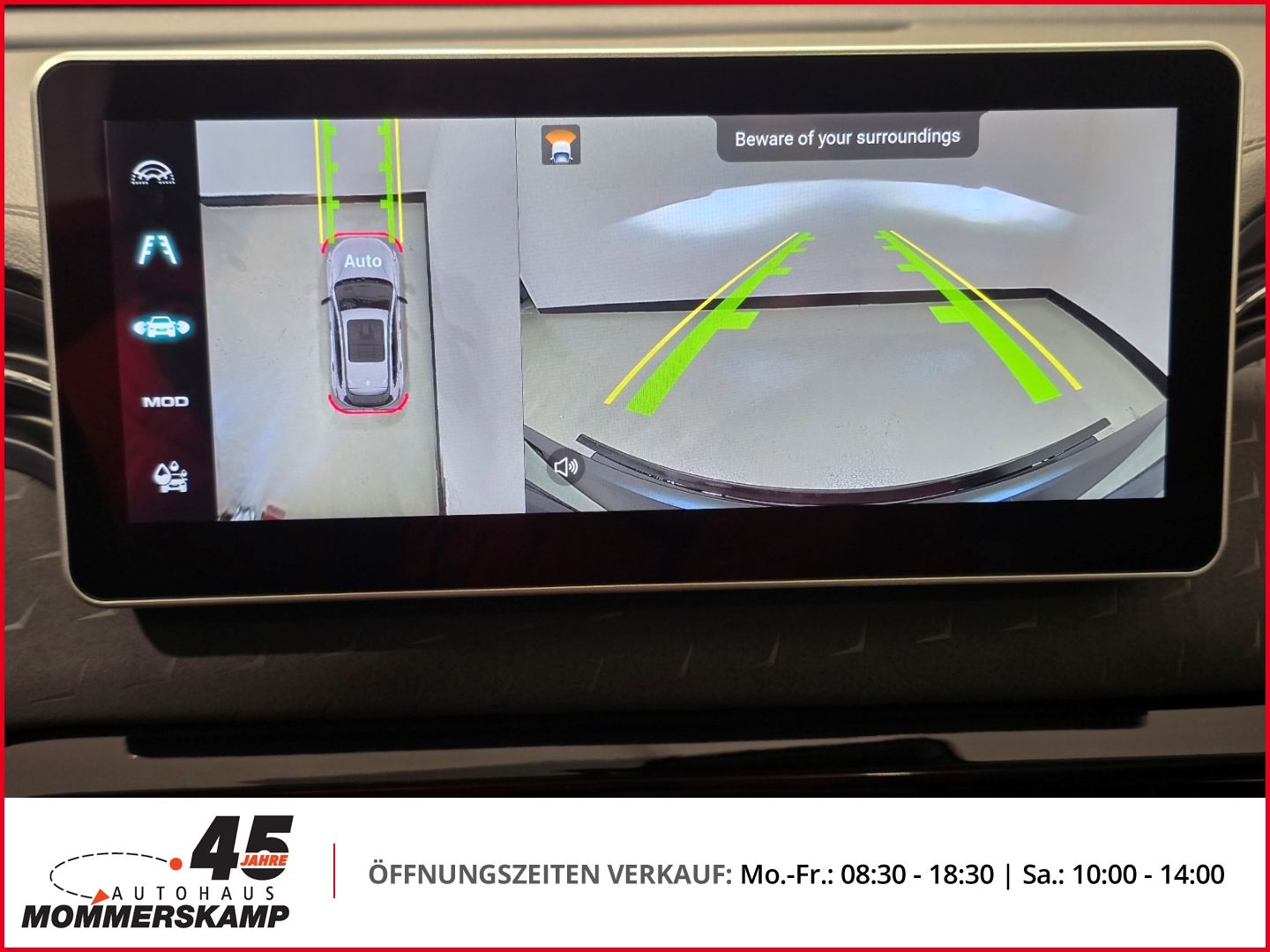 Haval Jolion Pro 360 Grad Kamera Einparkhilfe Display Ansicht