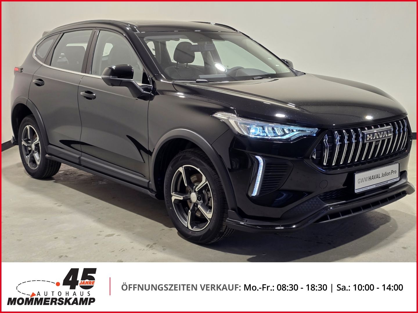 Haval Jolion Pro schwarz SUV Frontansicht Neuwagen bei Mommerskamp
