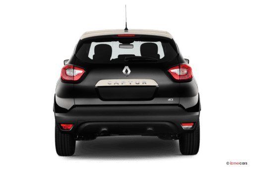 Renault Captur schwarz Heckansicht mit Rückleuchten