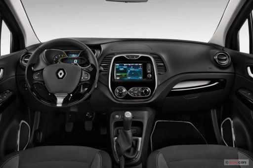 Renault Captur Innenraum Cockpit mit Lenkrad und Display