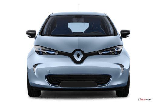Renault Zoe Frontansicht Elektroauto in Hellblau