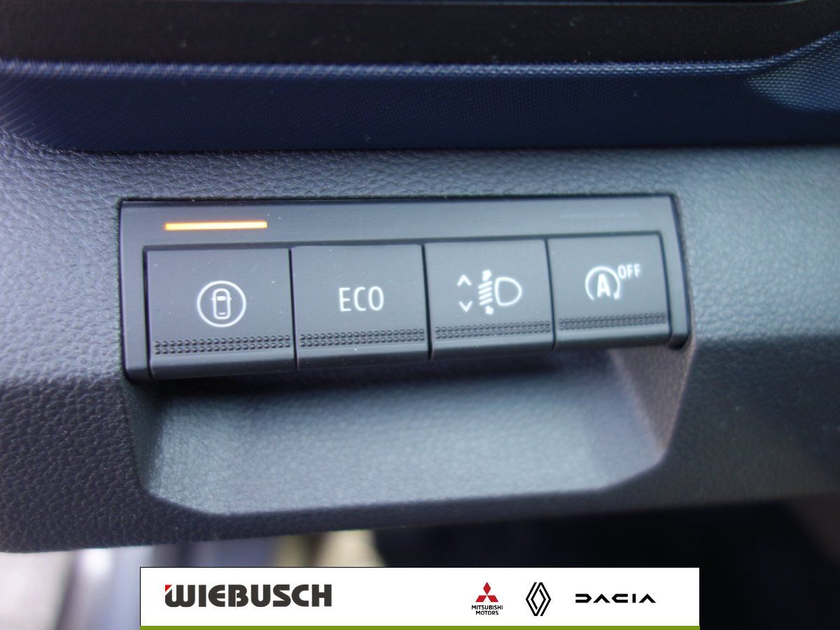Dacia Bigster Bedienelemente Armaturenbrett ECO und Licht