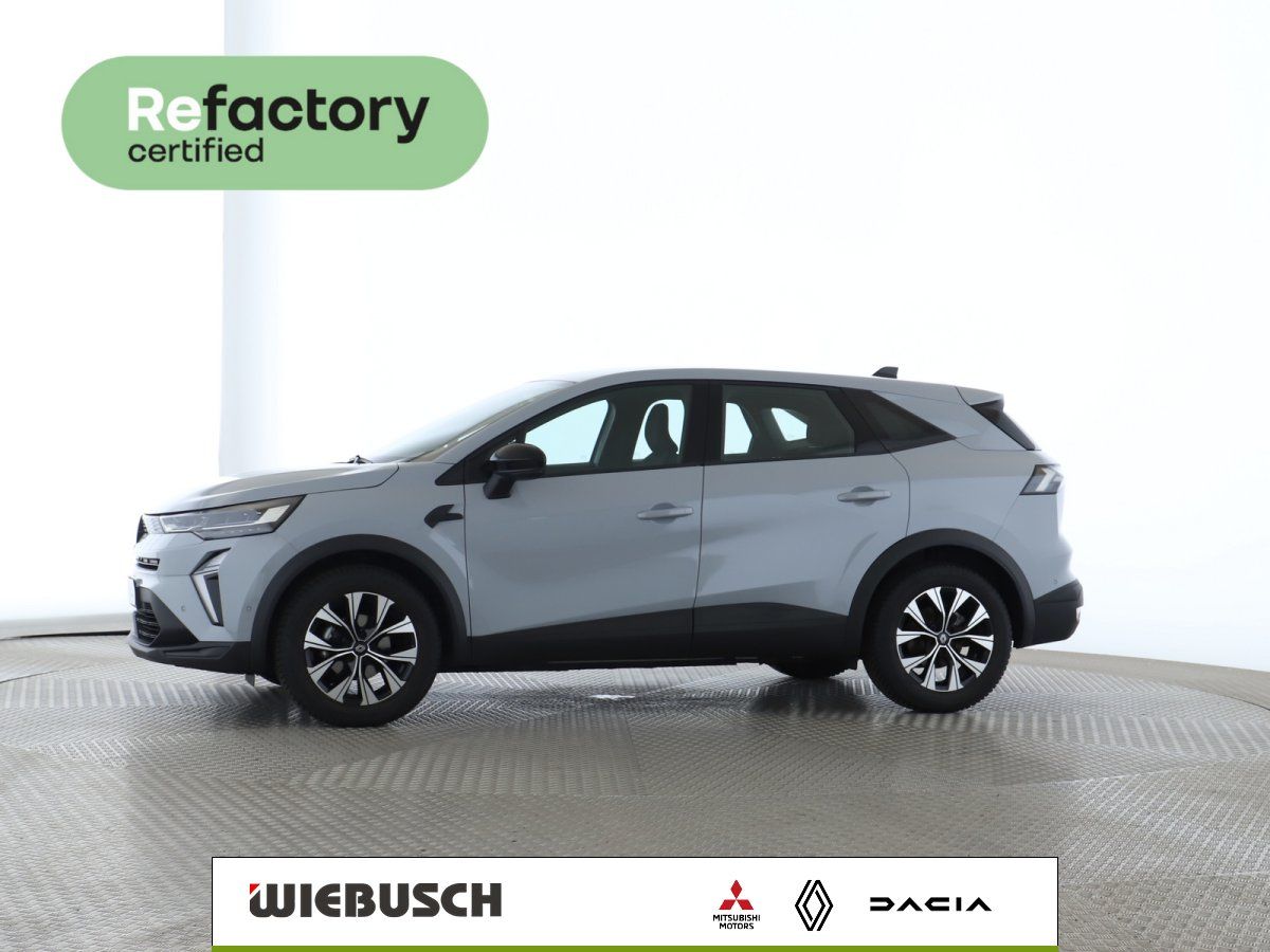 Renault Captur Seitenansicht silber beim Autohaus Wiebusch