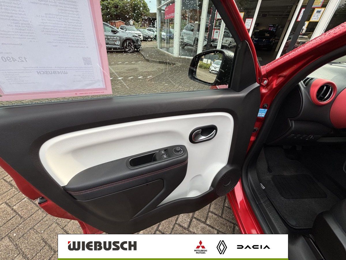 Fahrzeug Innenraum Türverkleidung mit Fensterheber, rot/schwarz