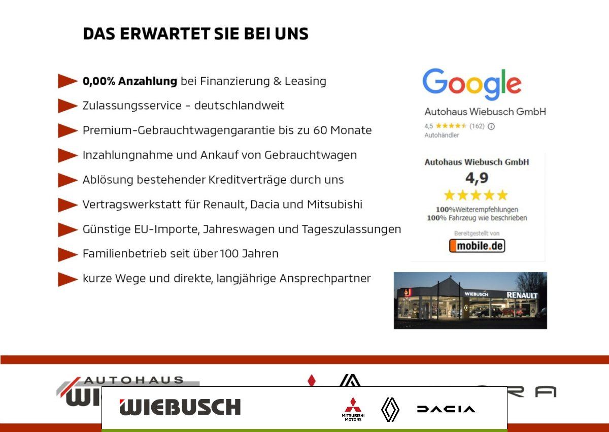 Autohaus Wiebusch GmbH – Ihr Renault, Dacia und Mitsubishi Händler