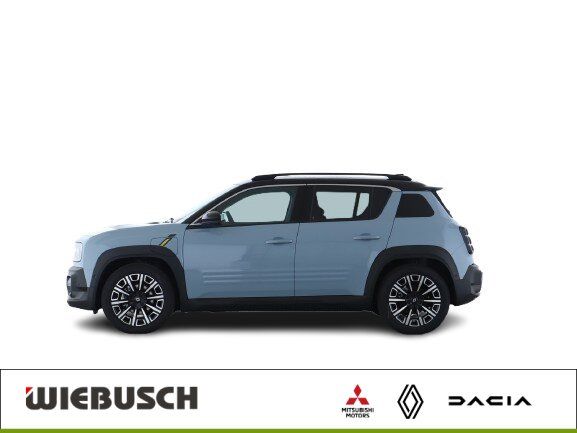 Renault SUV Hellblau Seitenansicht mit Dachreling, Wiebusch Autohaus
