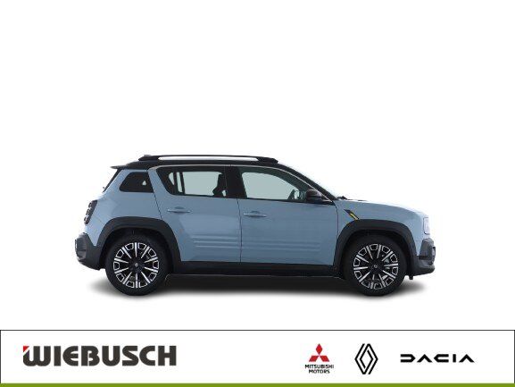 Dacia SUV in Blau, Seitenansicht mit Leichtmetallfelgen