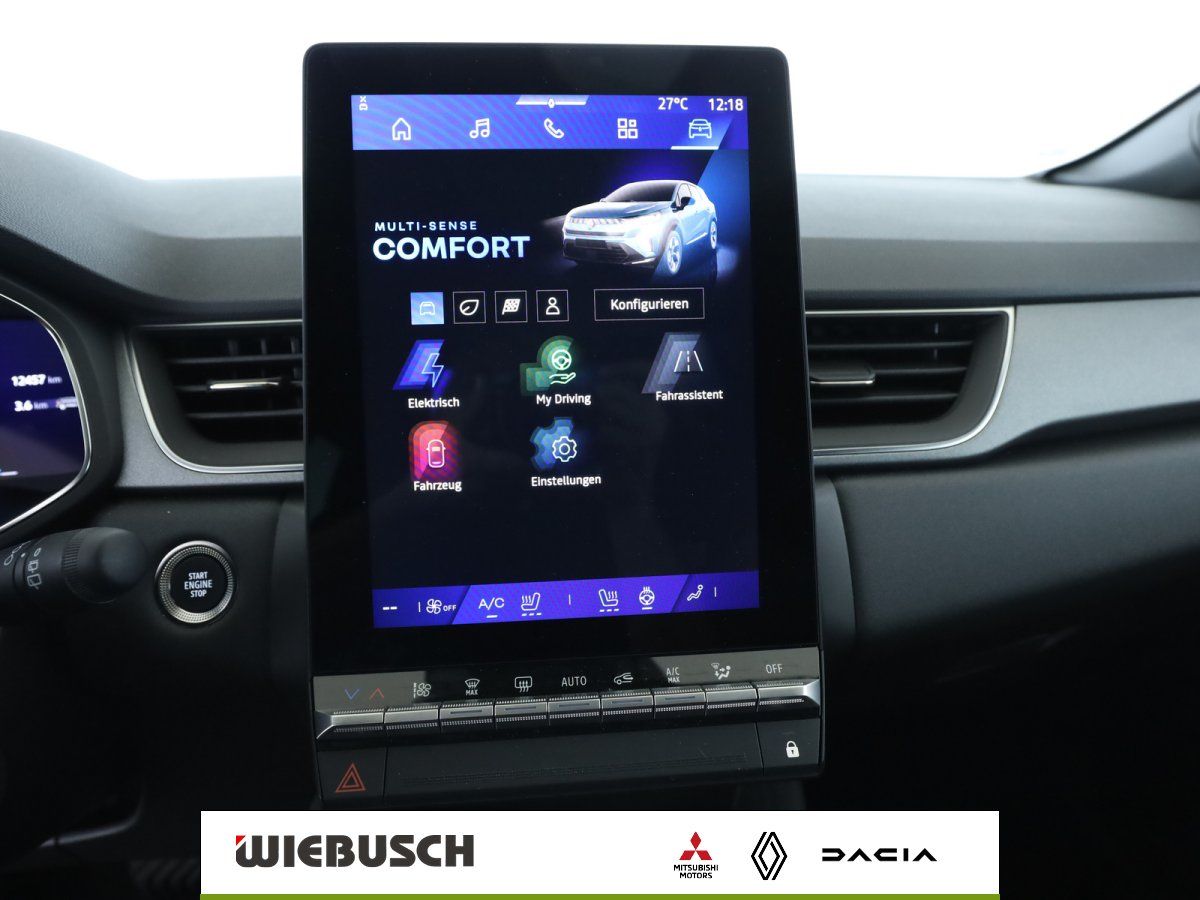 Infotainment Touchscreen mit Multi-Sense Comfort Menü im SUV