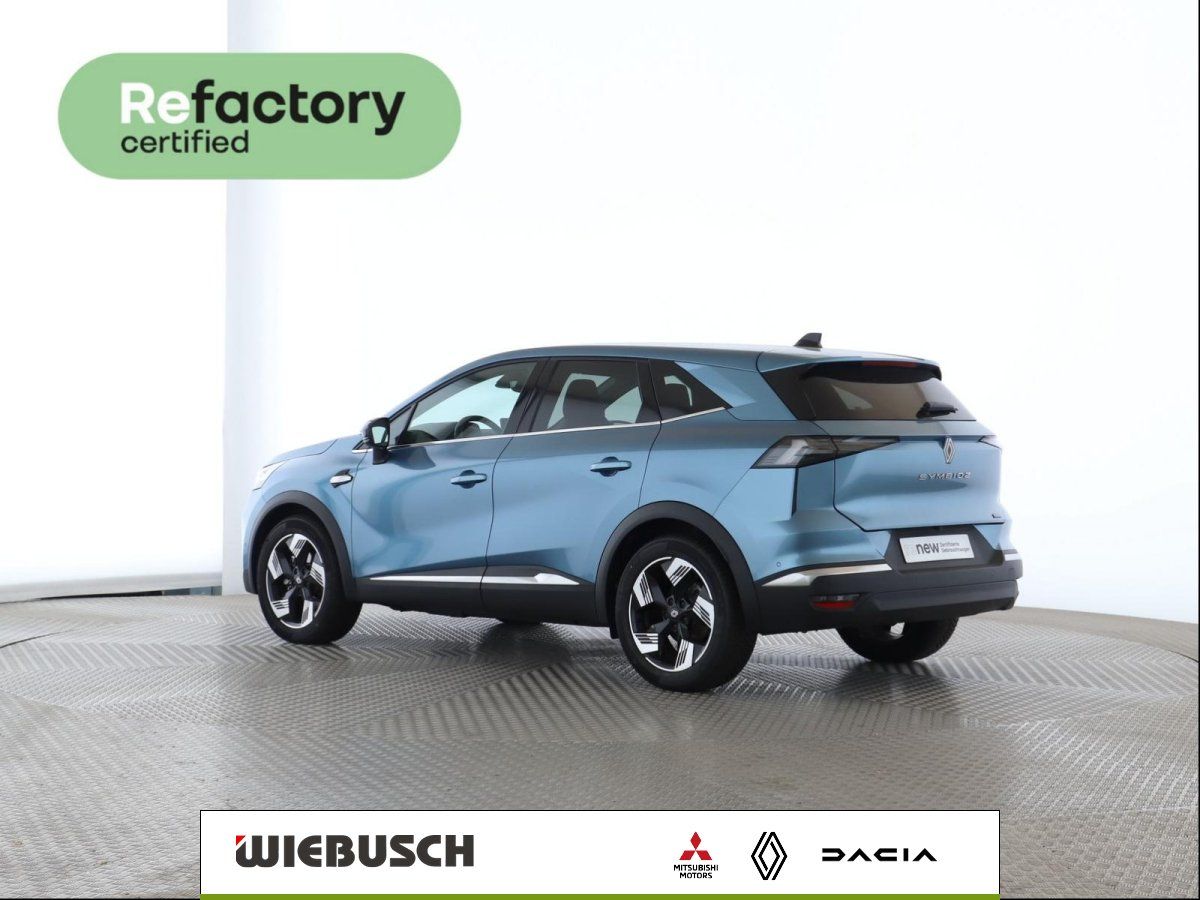 Renault Symbioz blau Heckansicht seitlich, Refactory zertifiziert