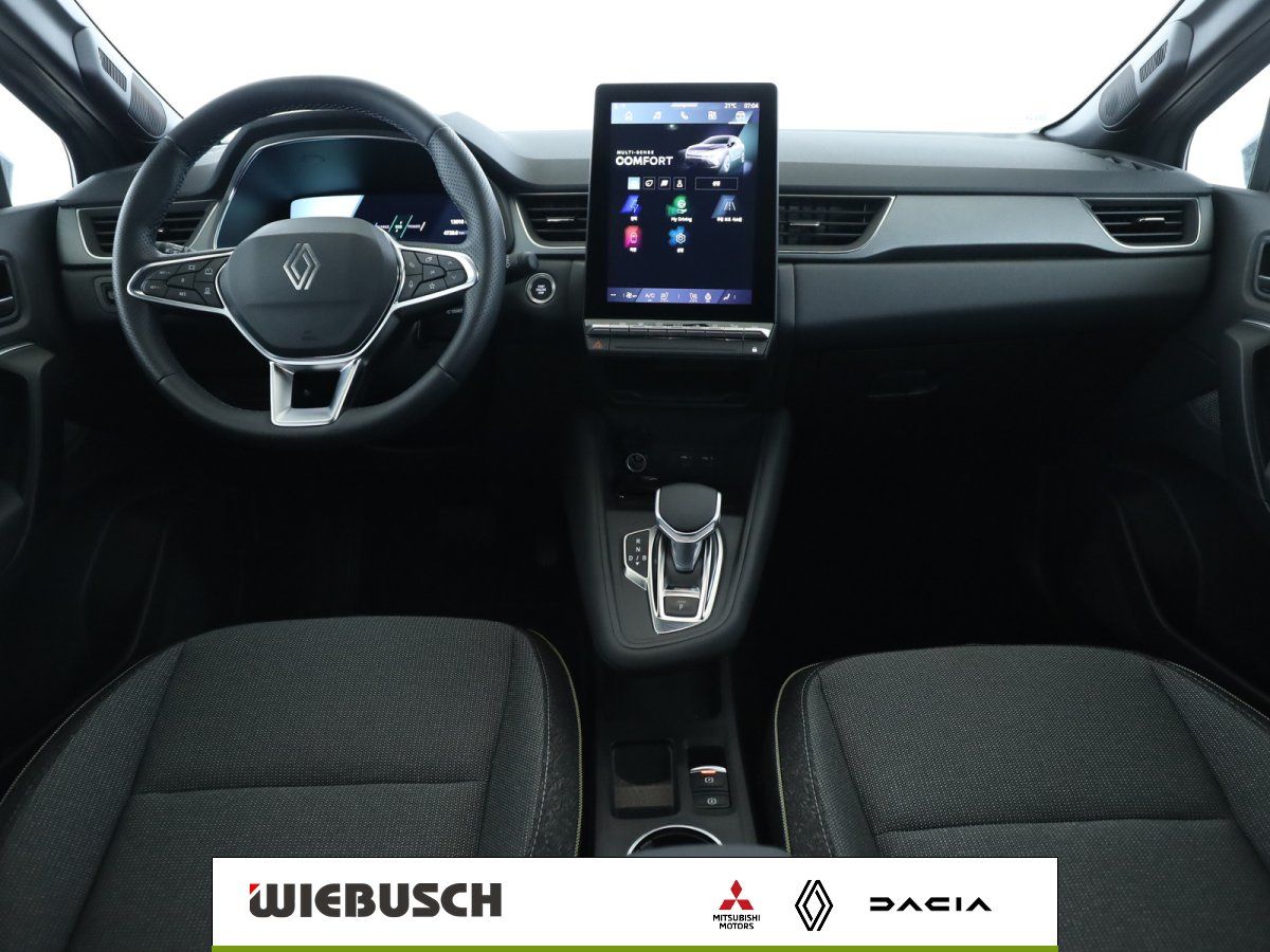 Cockpit und Innenraum Renault mit Lenkrad und Touchscreen