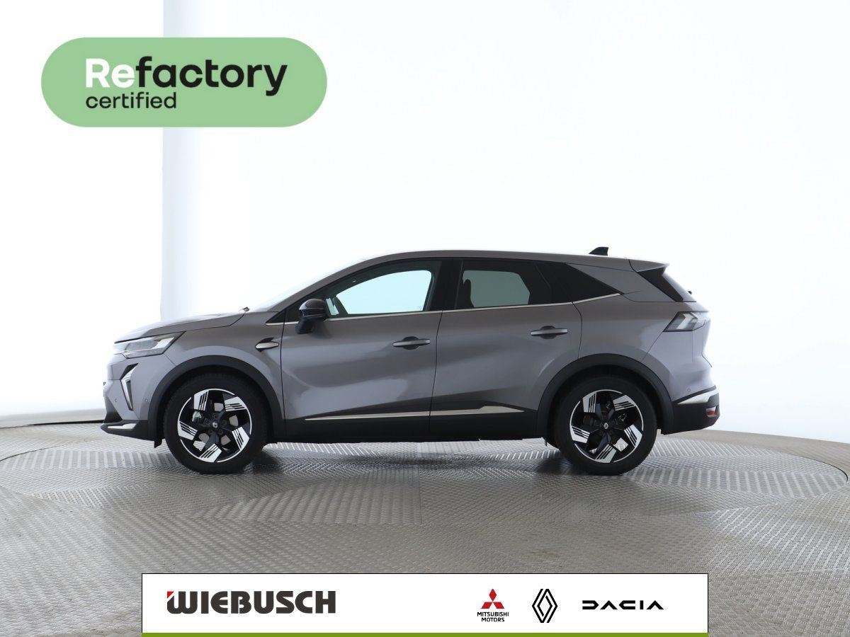 Renault Symbioz grau, Seitenansicht auf Drehbühne