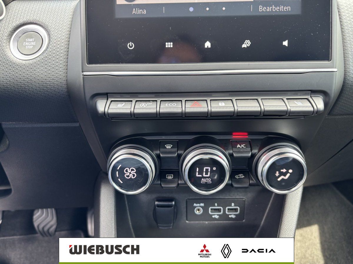 Renault Clio Innenraum Klimabedienung und Multimediadisplay
