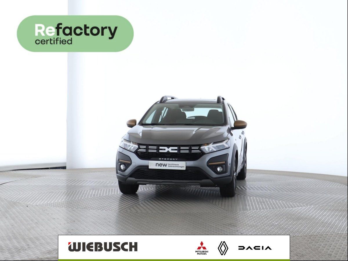 Dacia Sandero Stepway Frontansicht, grau, Autohaus Wiebusch