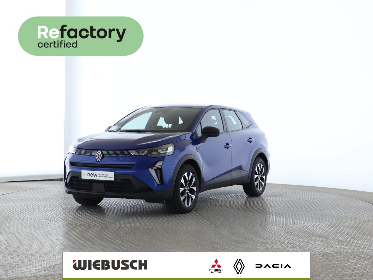 Renault Captur blau metallic Frontansicht SUV Gebrauchtwagen