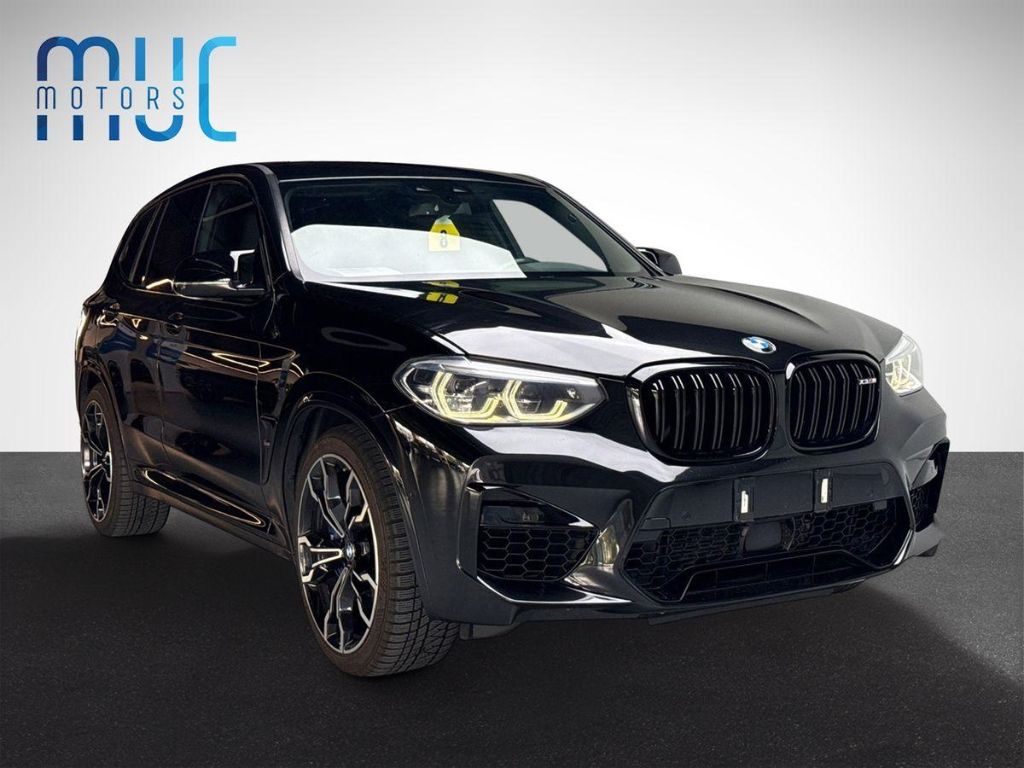 BMW X3 M Competition schwarz Frontansicht bei MUC Motors