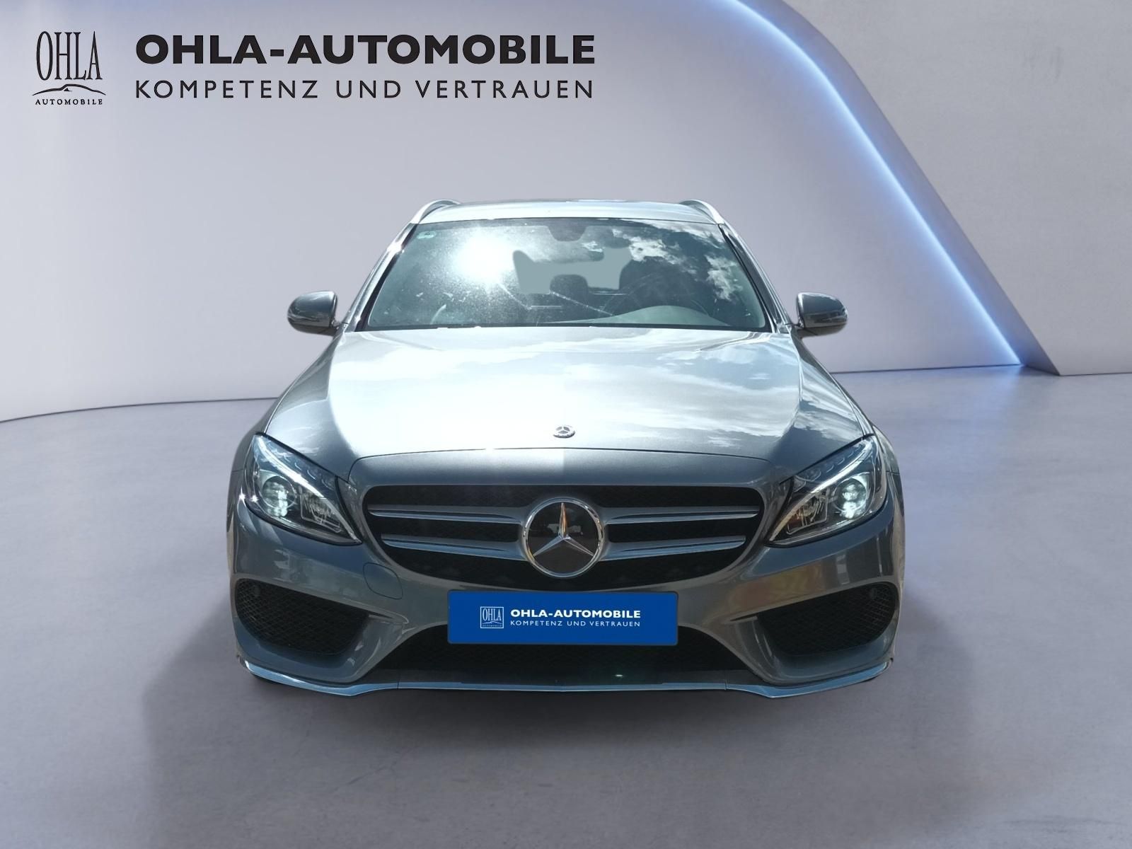 Mercedes-Benz C-Klasse Frontansicht grau bei OHLA Automobile