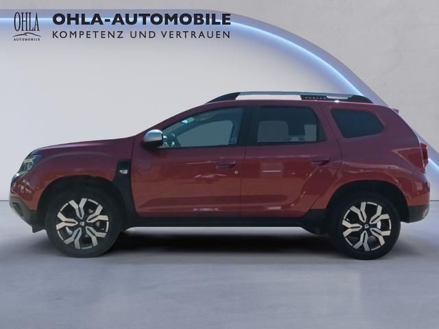 Dacia Duster rot Seitenansicht mit Alufelgen, OHLA Automobile