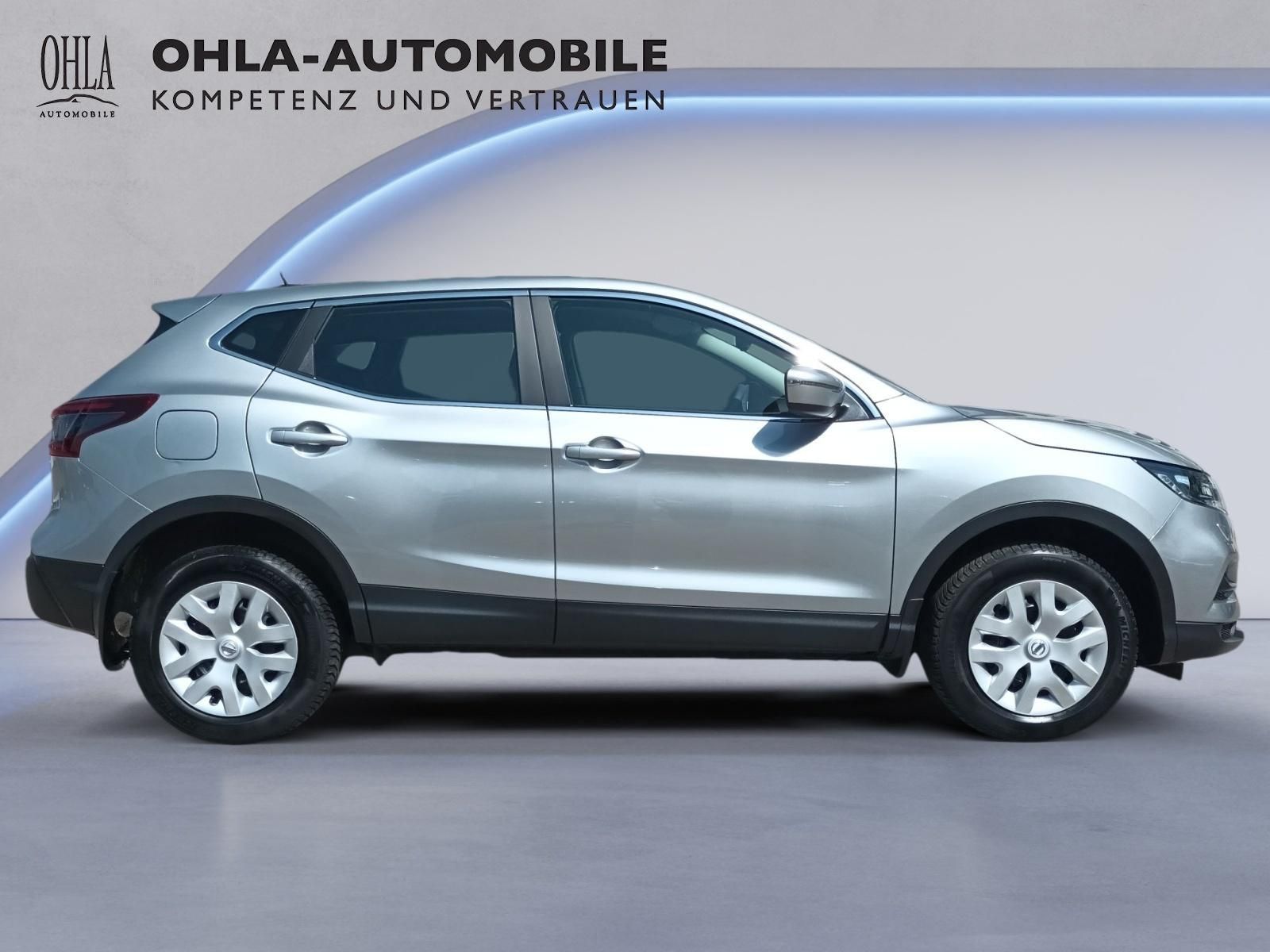 Nissan Qashqai Seitenansicht silber – OHLA Automobile Gebrauchtwagen