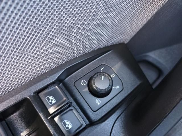 Seat Kombi Innenraum Spiegelverstellung und Tuerverkleidung Detail