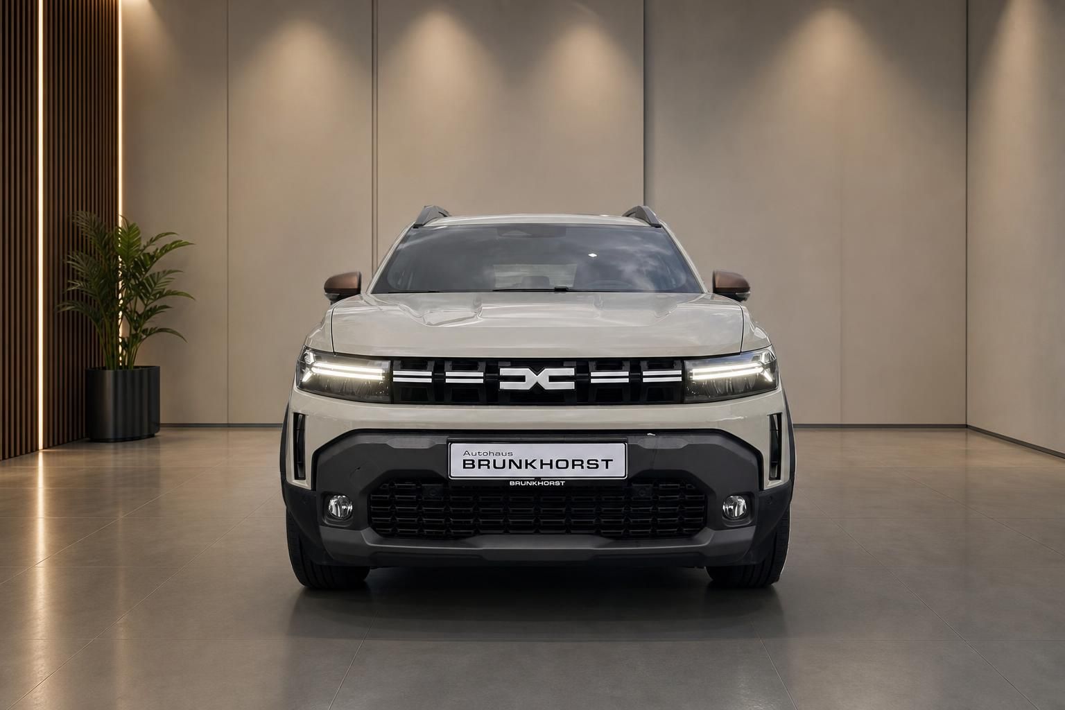 Dacia Duster Frontansicht in Weiß - Autohaus Brunkhorst