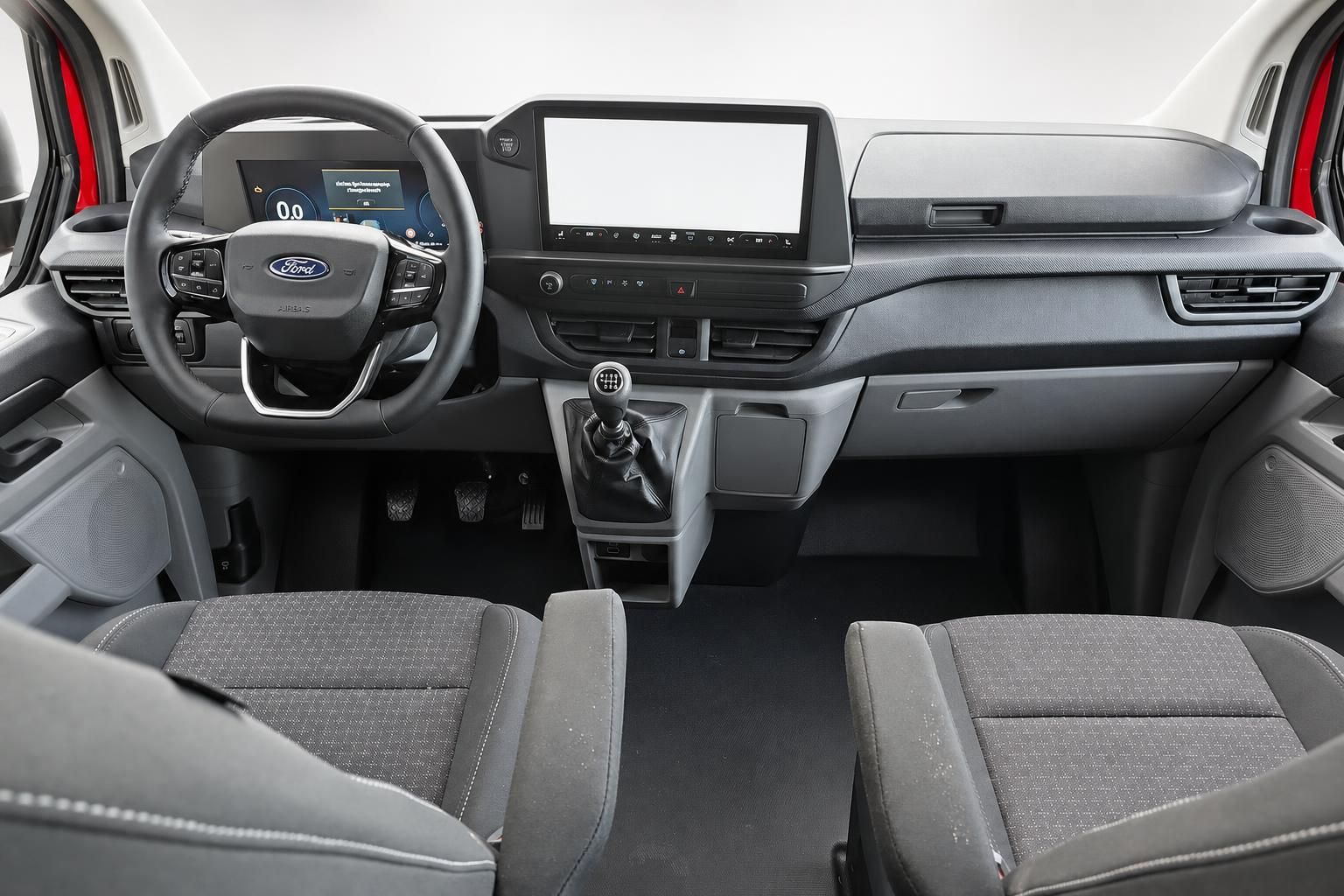 Ford Transit Custom Cockpit mit Lenkrad Schaltung und Display