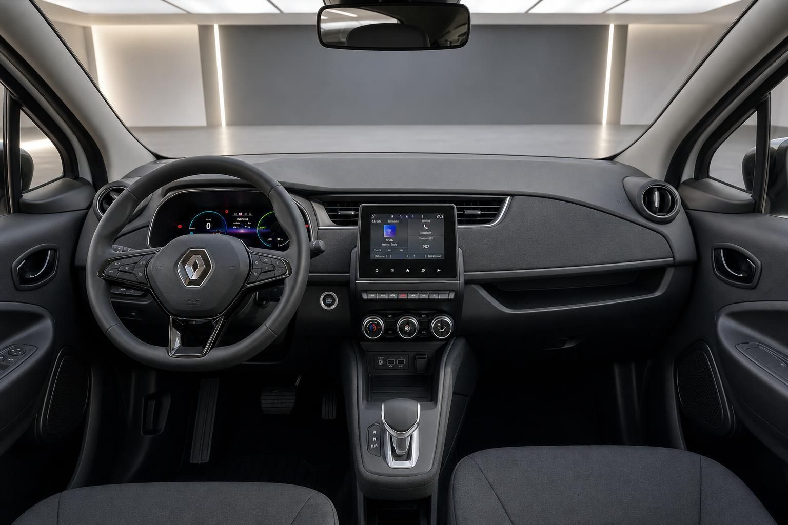 Renault ZOE Cockpit - Digitales Armaturenbrett und Infotainment-System im Elektroauto