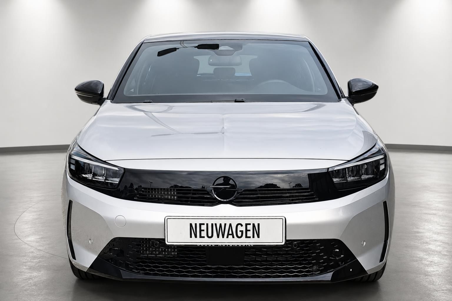 Opel Corsa Neuwagen Frontansicht in Silbermetallic