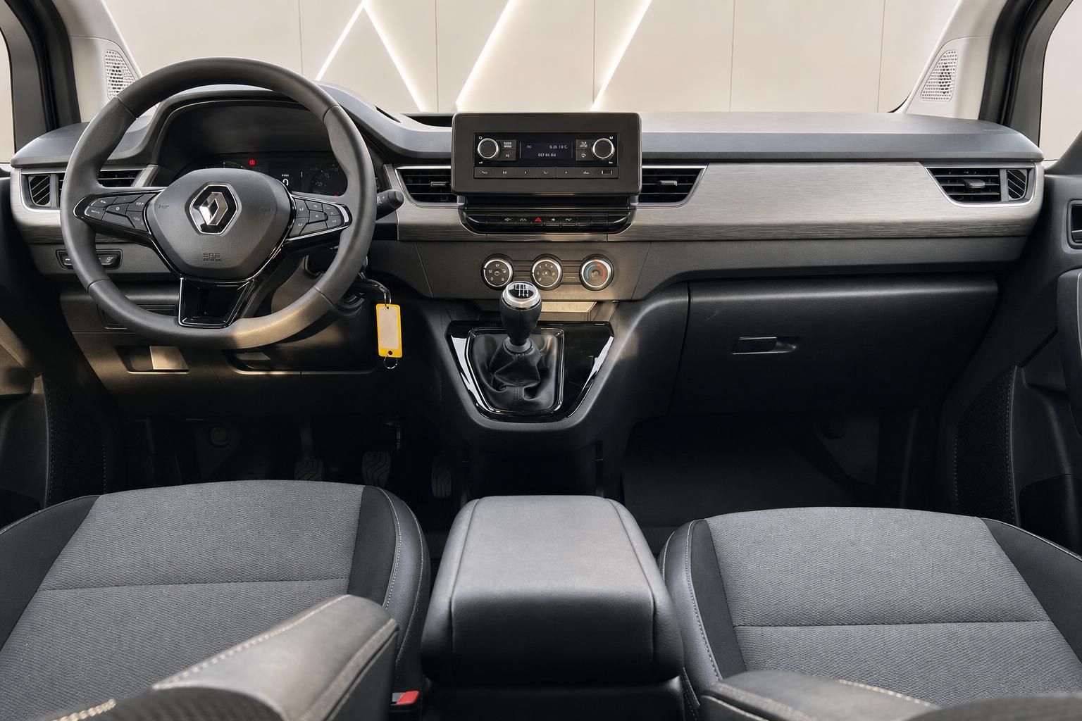 Renault Kangoo Cockpit mit Lenkrad, Schaltung und Armaturenbrett