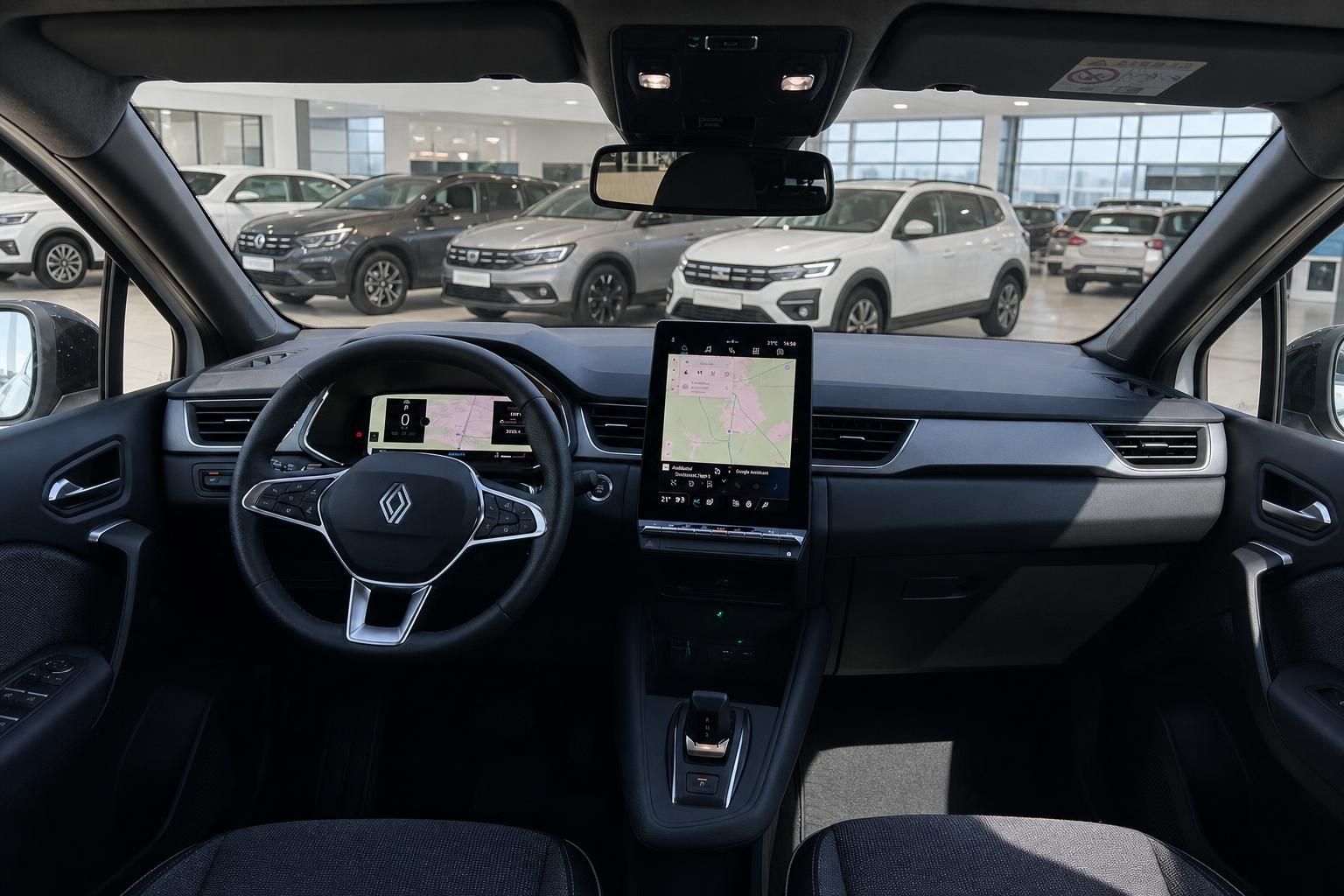 Renault Captur Armaturenbrett mit 10-Zoll-Touchscreen und Digital-Instrumenten