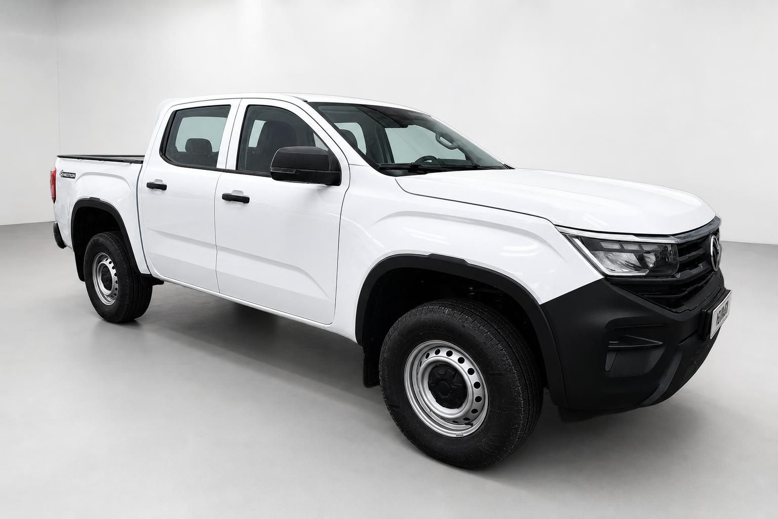 VW Amarok weiß Doppelkabine 4Motion Pickup Frontansicht seitlich