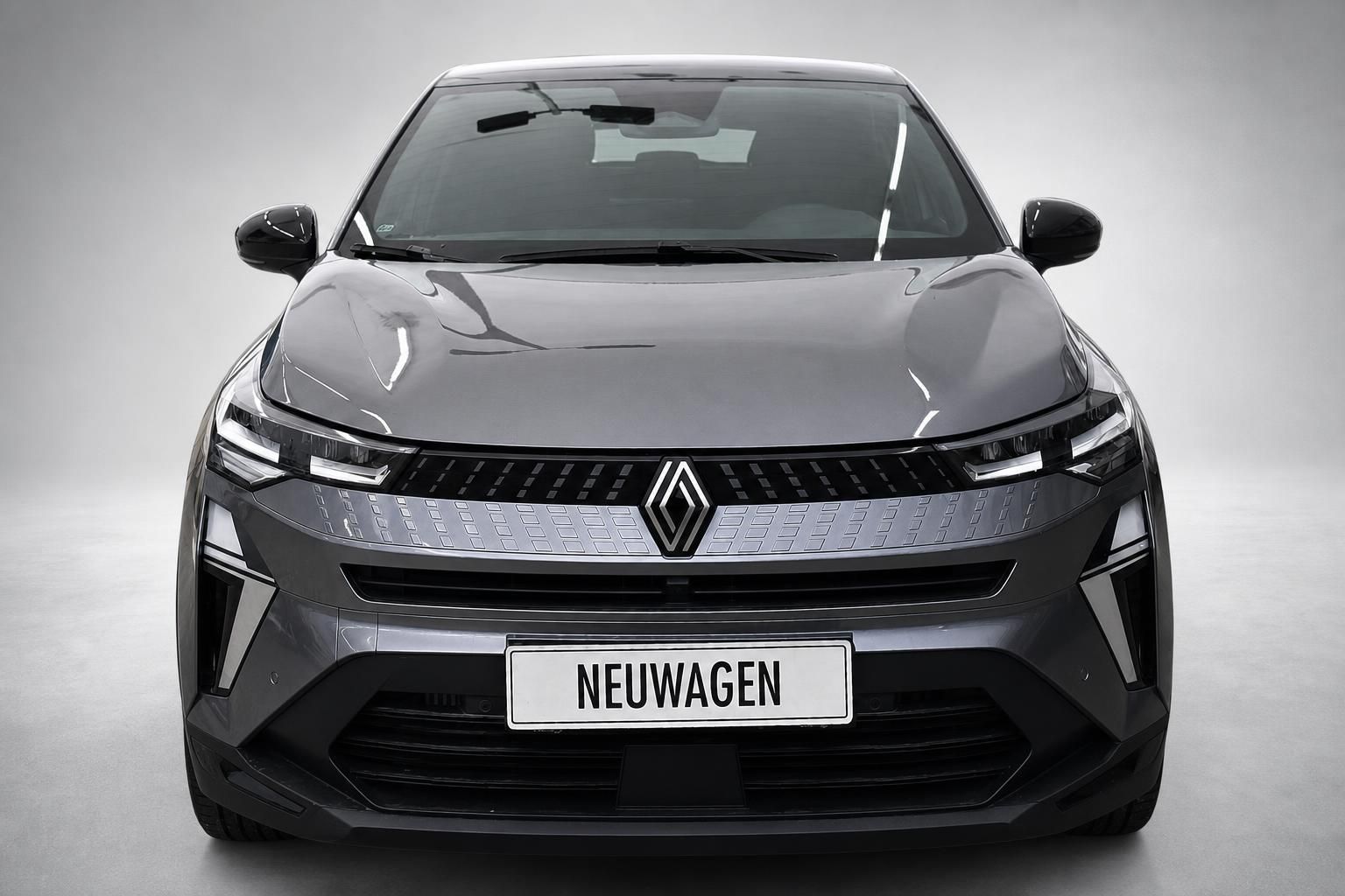 Renault Frontansicht mit Kühlergrill und LED-Scheinwerfern