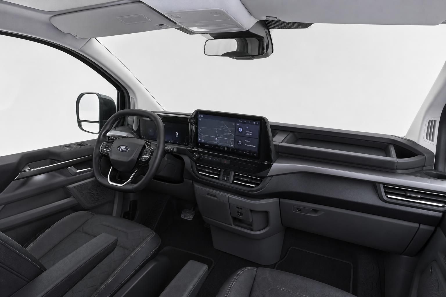 Ford Tourneo Custom Innenraum, Cockpit mit Touchscreen