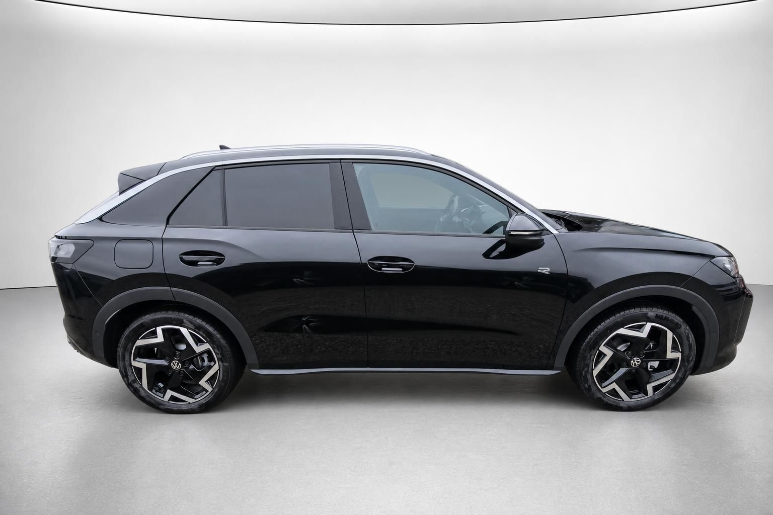VW T-Roc R schwarz Profilansicht Neuwagen
