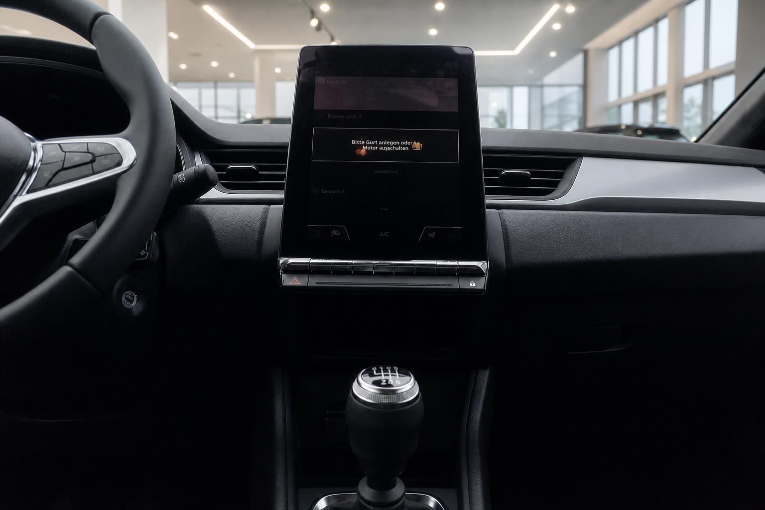 Mitsubishi ASX Innenraum Mittelkonsole mit Touchscreen und Schaltknauf