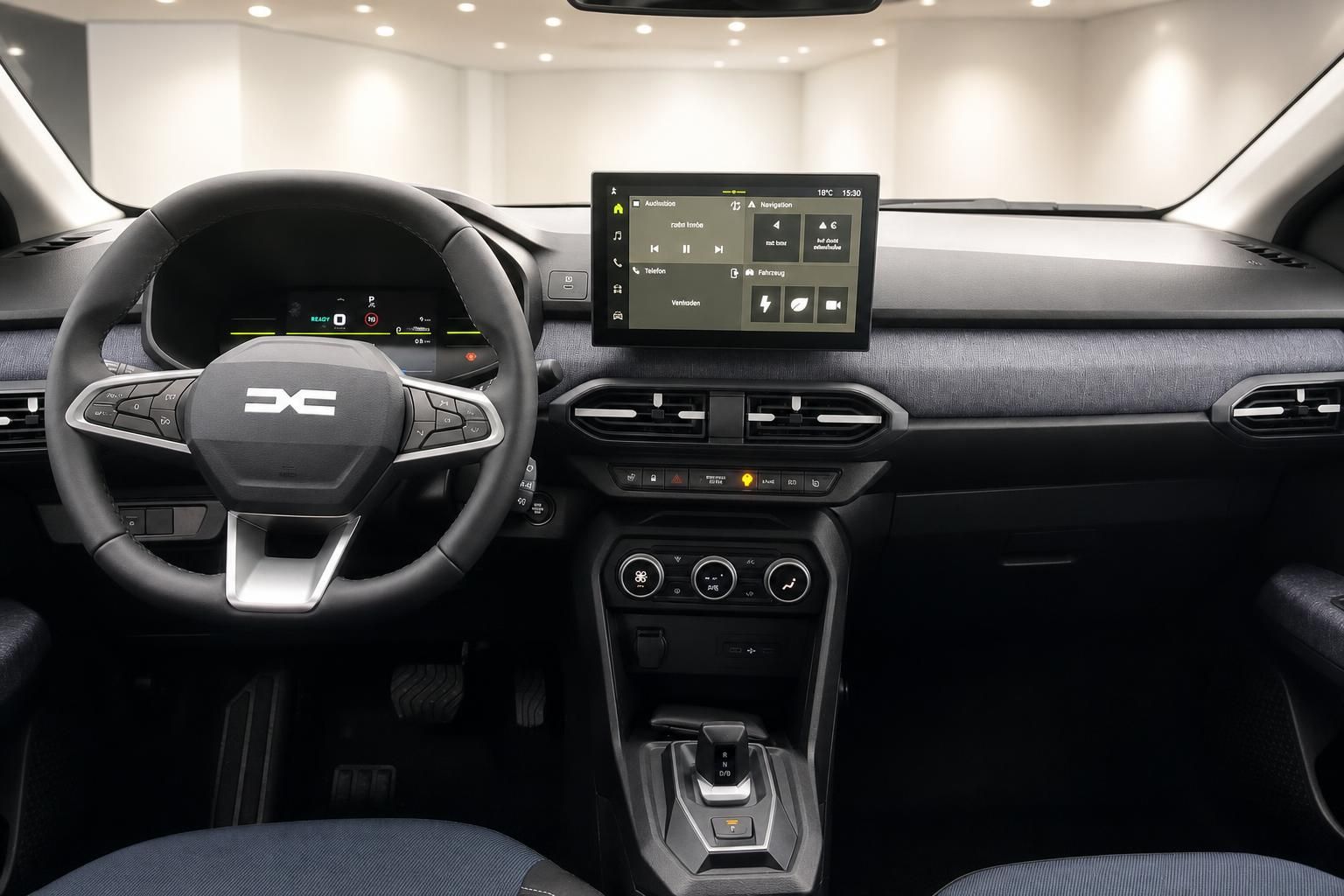 Dacia Jogger Cockpit mit Lenkrad und Infotainment-Display