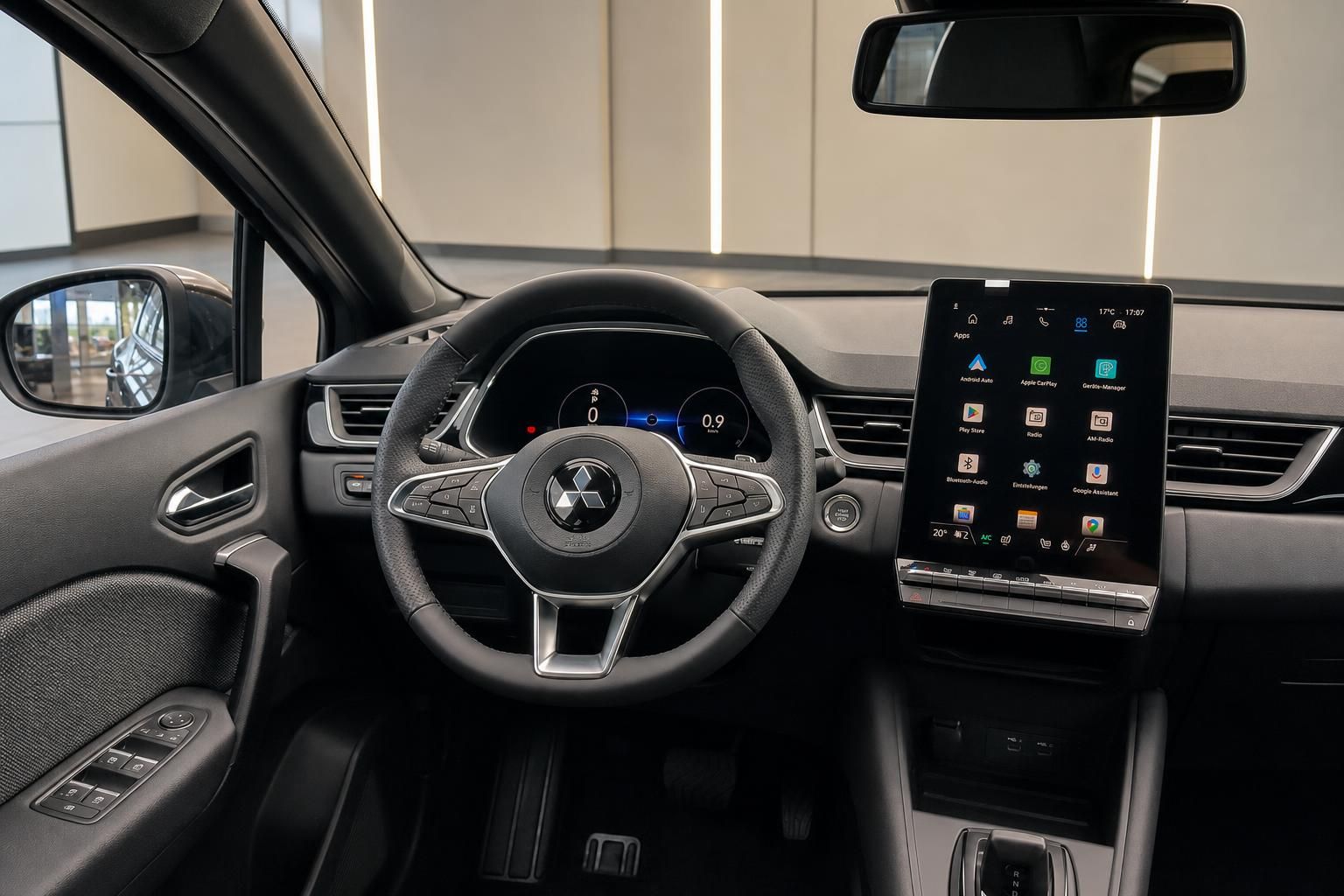 Mitsubishi ASX Armaturenbrett mit Touchscreen-Display und Lenkrad